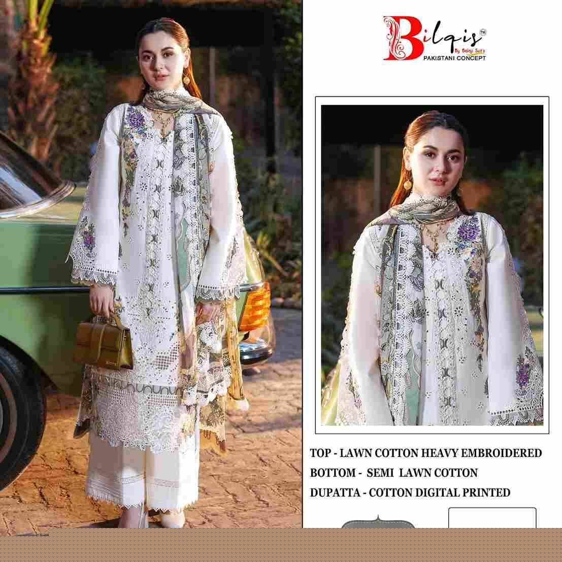 Bilqis 177 Colours By Bilqis 177-A To 177-D Series Beautiful Pakistani Suits Stylish Fancy Colorful Party Wear & Occasional Wear Cotton Lawn Embroidery Dresses At Wholesale Price