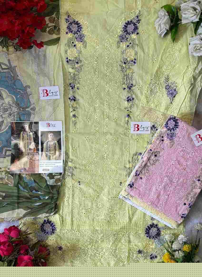 Bilqis 177 Colours By Bilqis 177-A To 177-D Series Beautiful Pakistani Suits Stylish Fancy Colorful Party Wear & Occasional Wear Cotton Lawn Embroidery Dresses At Wholesale Price