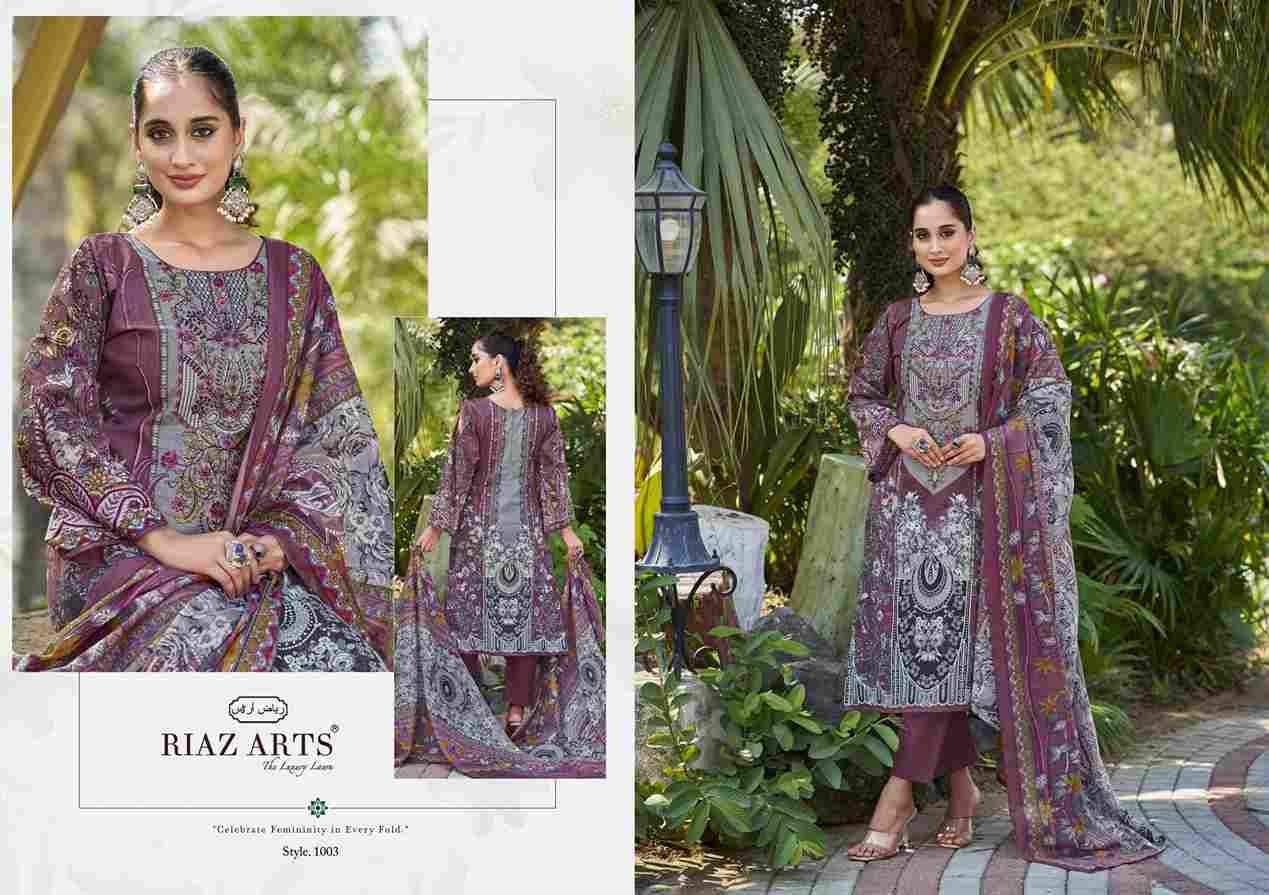 Musafir Vol-24 By Riaz Arts 1001 To 1006 Series Beautiful Festive Suits Stylish Fancy Colorful Casual Wear & Ethnic Wear Pure Lawn Cambric Print Dresses At Wholesale Price