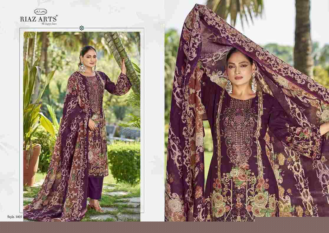 Musafir Vol-24 By Riaz Arts 1001 To 1006 Series Beautiful Festive Suits Stylish Fancy Colorful Casual Wear & Ethnic Wear Pure Lawn Cambric Print Dresses At Wholesale Price