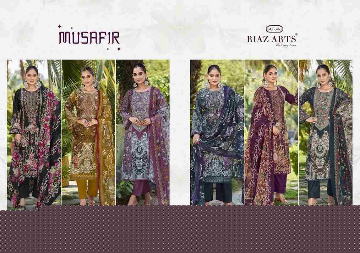 Musafir Vol-24 By Riaz Arts 1001 To 1006 Series Beautiful Festive Suits Stylish Fancy Colorful Casual Wear & Ethnic Wear Pure Lawn Cambric Print Dresses At Wholesale Price