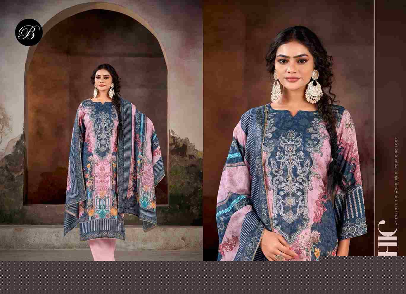 Kanika Vol-3 By Belliza 845-001 To 845-003 Series Beautiful Festive Suits Stylish Fancy Colorful Casual Wear & Ethnic Wear Pure Viscose Muslin Print Dresses At Wholesale Price