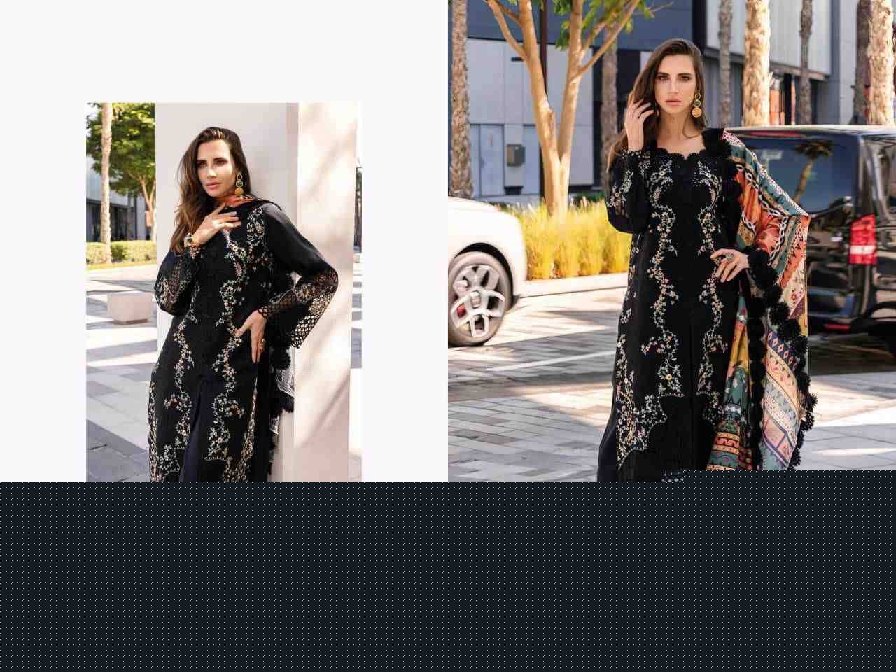 Qalamkar Lawn-25 Nx By Deepsy Suits Designer Pakistani Suits Beautiful Stylish Fancy Colorful Party Wear & Occasional Wear Pure Cotton Embroidered Dresses At Wholesale Price