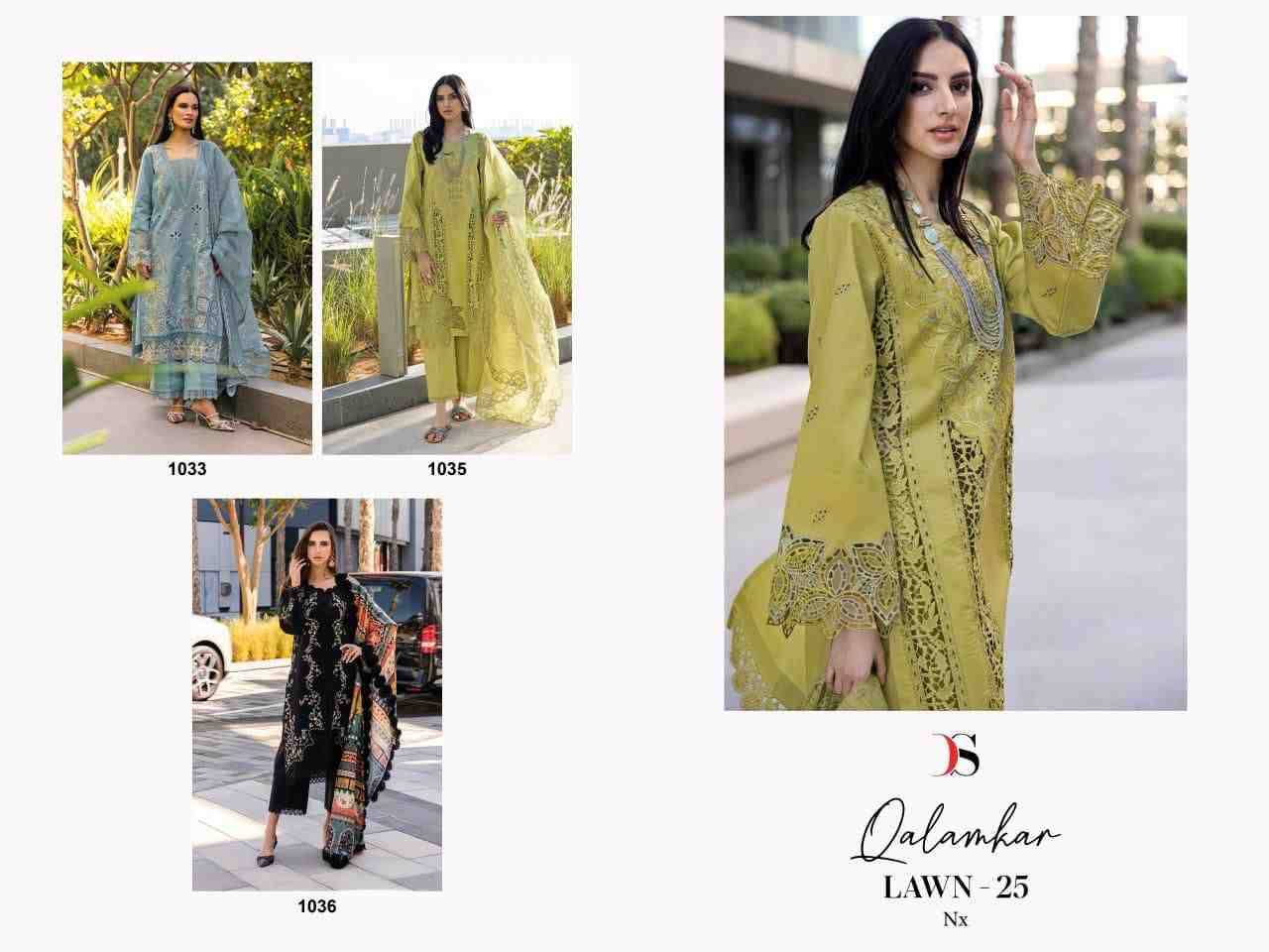 Qalamkar Lawn-25 Nx By Deepsy Suits Designer Pakistani Suits Beautiful Stylish Fancy Colorful Party Wear & Occasional Wear Pure Cotton Embroidered Dresses At Wholesale Price