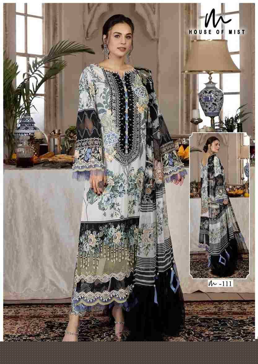 Ghazal Vol-12 By House Of Mist 111 To 116 Series Beautiful Pakistani Suits Colorful Stylish Fancy Casual Wear & Ethnic Wear Pure Cotton Print Dresses At Wholesale Price