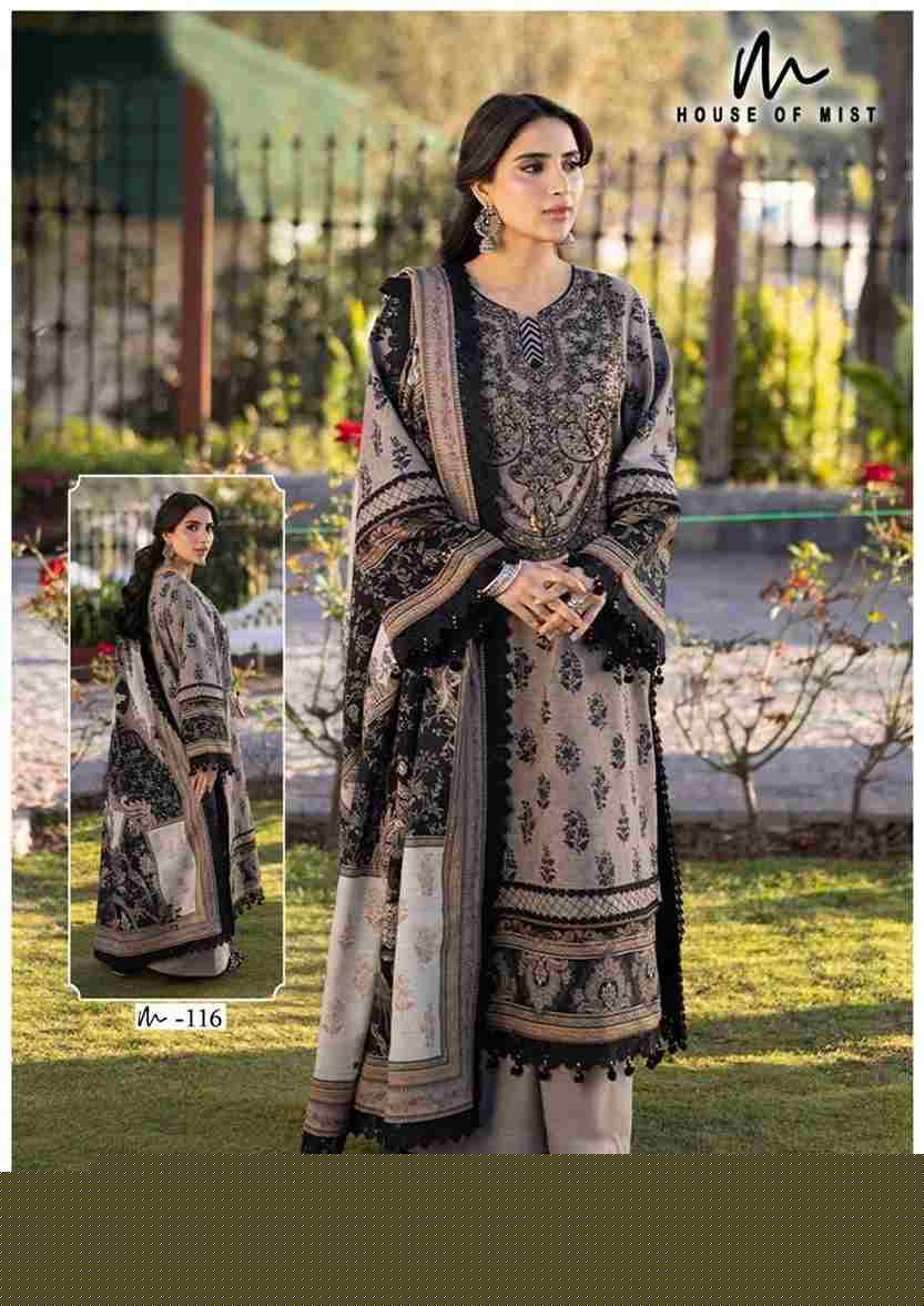Ghazal Vol-12 By House Of Mist 111 To 116 Series Beautiful Pakistani Suits Colorful Stylish Fancy Casual Wear & Ethnic Wear Pure Cotton Print Dresses At Wholesale Price