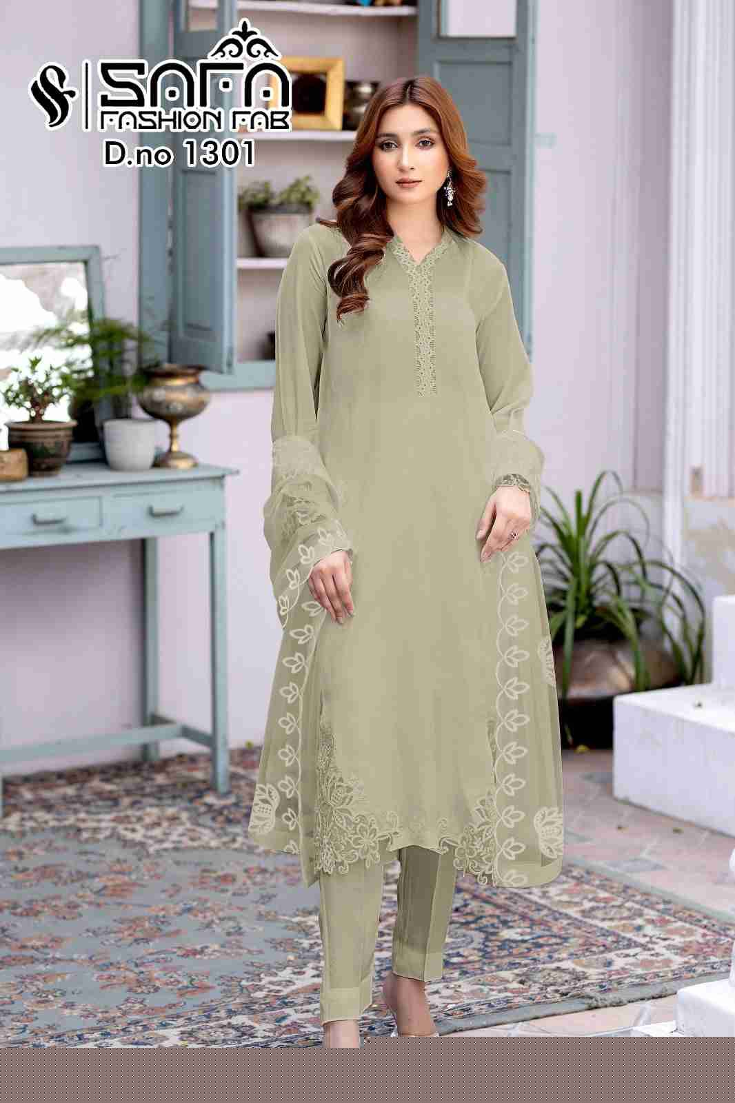 Safa 1301 Colours Vol-2 By Safa Fashion 1301-C To 1301-F Series Designer Stylish Fancy Colorful Beautiful Party Wear & Ethnic Wear Collection Heavy Georgette Dresses At Wholesale Price