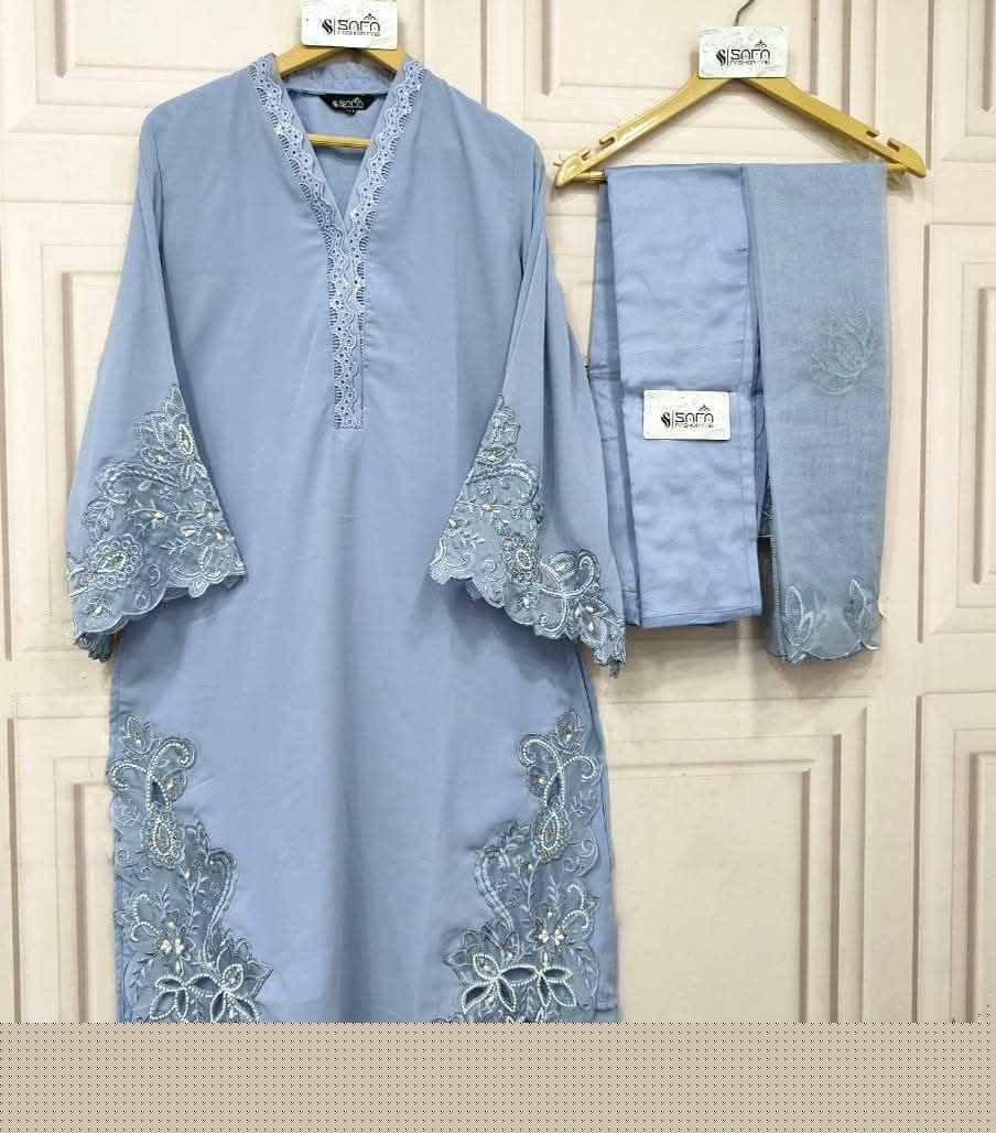 Safa 1301 Colours Vol-2 By Safa Fashion 1301-C To 1301-F Series Designer Stylish Fancy Colorful Beautiful Party Wear & Ethnic Wear Collection Heavy Georgette Dresses At Wholesale Price