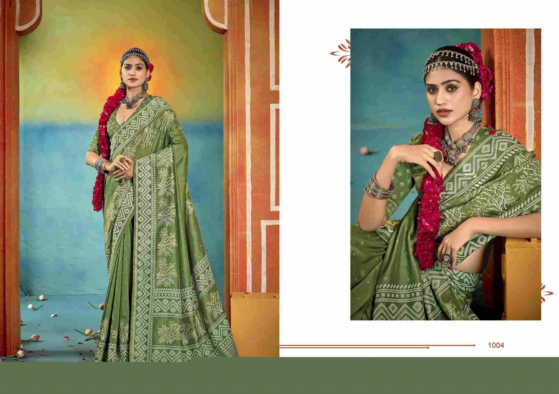 Sarangi By Shubh Saree 1001 To 1012 Series Indian Traditional Wear Collection Beautiful Stylish Fancy Colorful Party Wear & Occasional Wear Velvet Tussar Silk Sarees At Wholesale Price