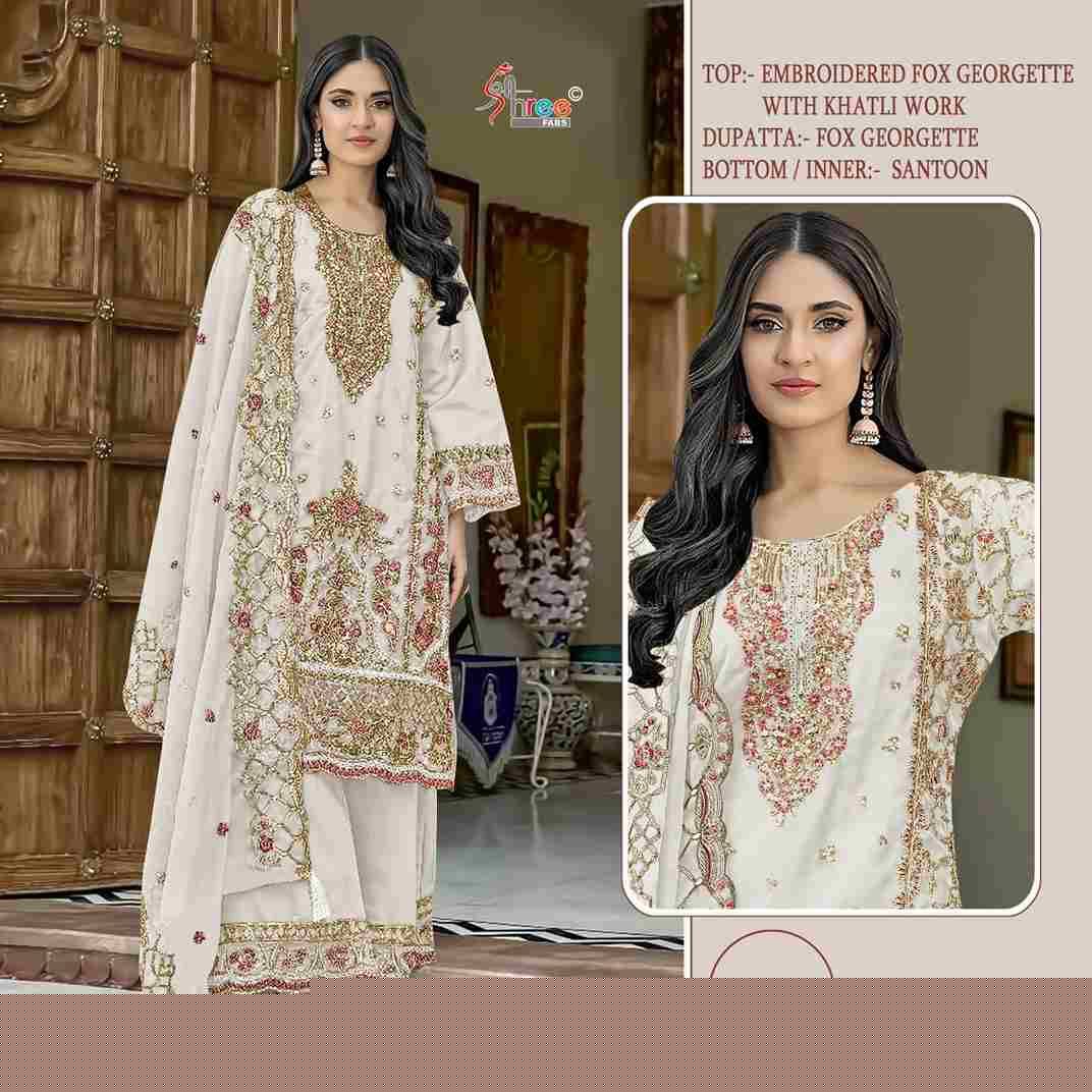 Shree Fabs Hit Design K-5200 Colours By Shree Fabs K-5200-A To K-5200-D Series Designer Pakistani Suits Beautiful Fancy Stylish Colorful Party Wear & Occasional Wear Faux Georgette With Embroidery Dresses At Wholesale Price