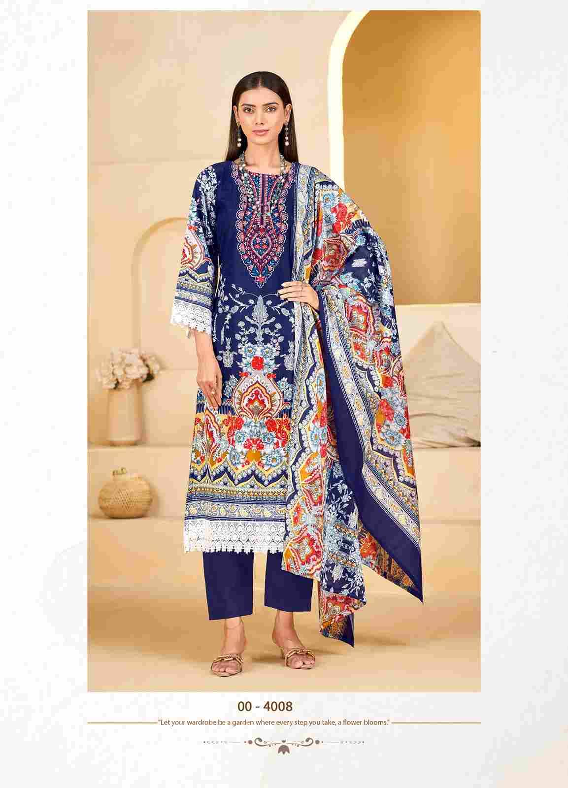 Qurbat Vol-4 By Jash 4001 To 4008 Series Beautiful Festive Suits Stylish Fancy Colorful Casual Wear & Ethnic Wear Cotton Print Dresses At Wholesale Price