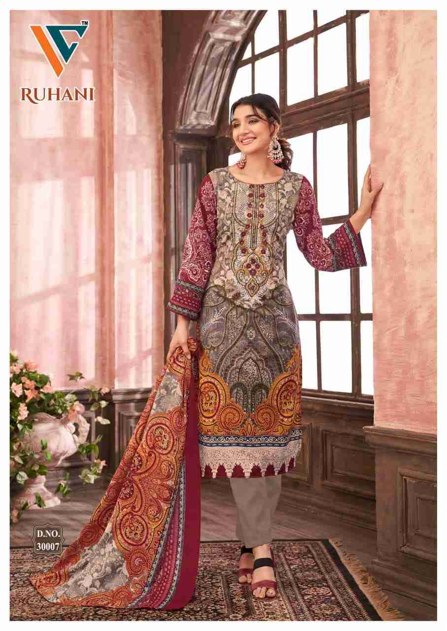 Ruhani Vol-30 By Vandana Creation 30001 To 30008 Series Beautiful Festive Suits Stylish Fancy Colorful Casual Wear & Ethnic Wear Cotton Print Dresses At Wholesale Price