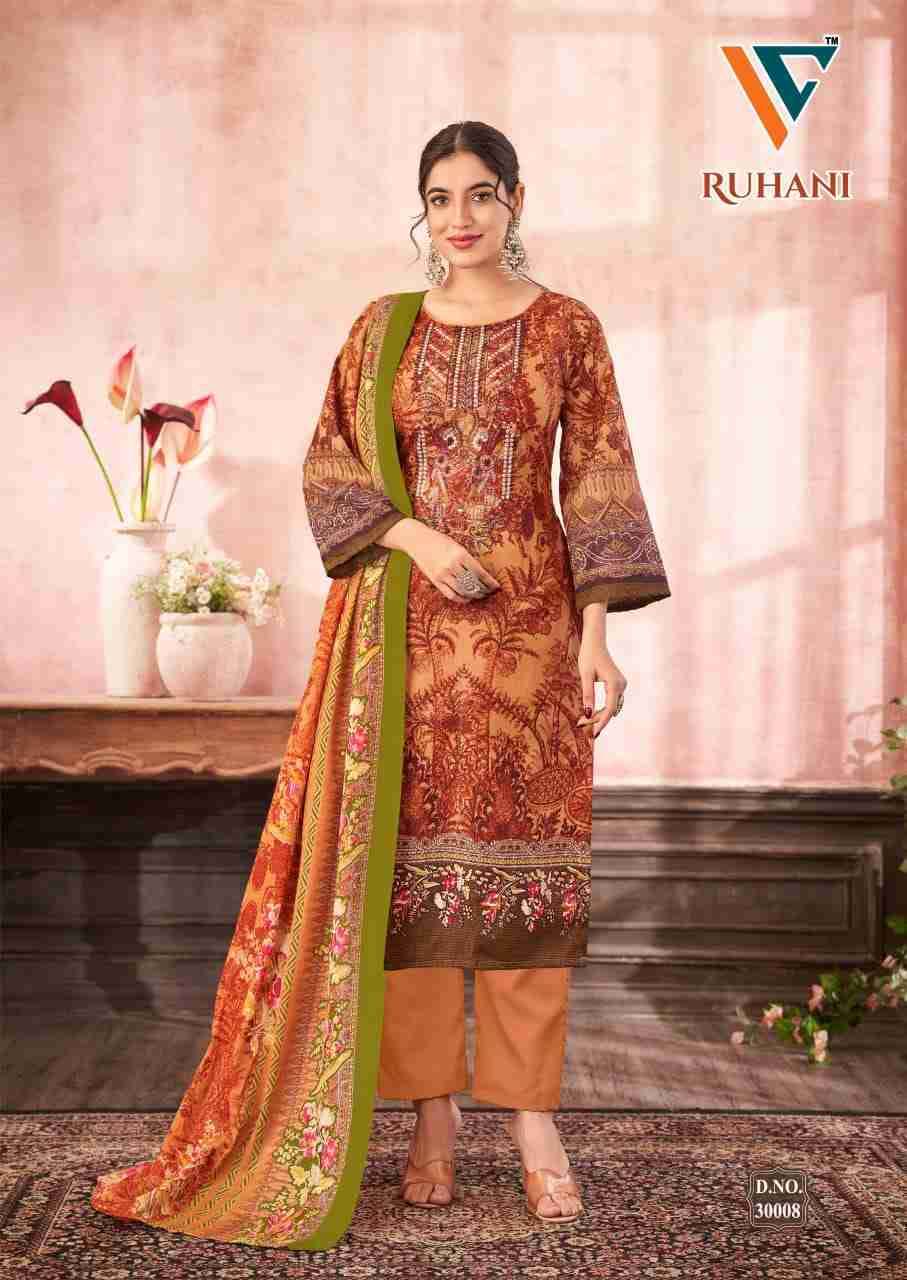 Ruhani Vol-30 By Vandana Creation 30001 To 30008 Series Beautiful Festive Suits Stylish Fancy Colorful Casual Wear & Ethnic Wear Cotton Print Dresses At Wholesale Price