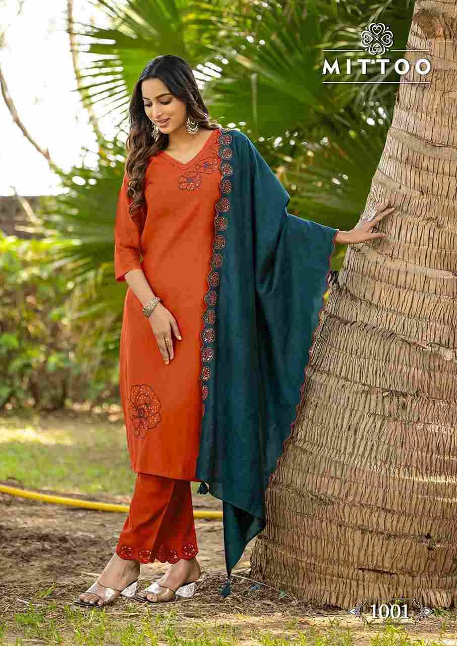 Elite By Mittoo 1001 To 1006 Series Designer Festive Suits Beautiful Stylish Fancy Colorful Party Wear & Occasional Wear Viscose Dresses At Wholesale Price