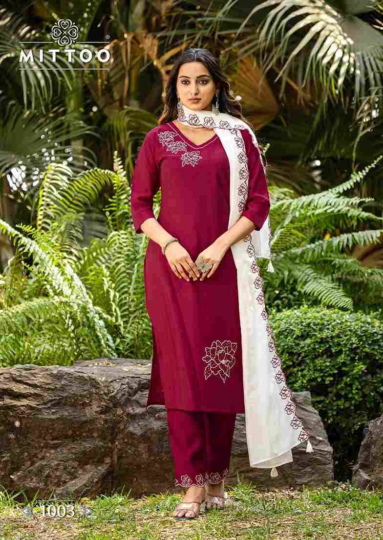 Elite By Mittoo 1001 To 1006 Series Designer Festive Suits Beautiful Stylish Fancy Colorful Party Wear & Occasional Wear Viscose Dresses At Wholesale Price