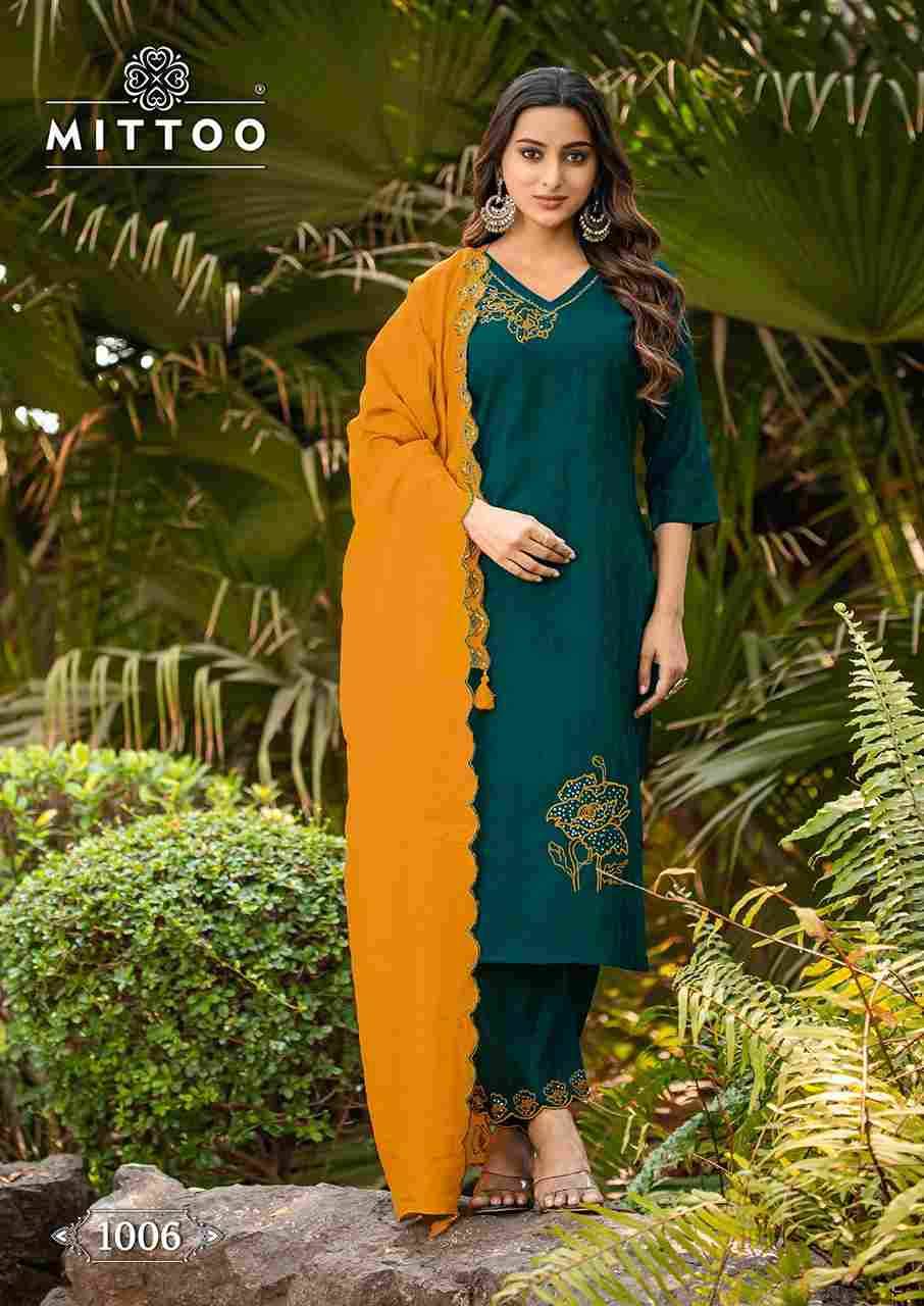 Elite By Mittoo 1001 To 1006 Series Designer Festive Suits Beautiful Stylish Fancy Colorful Party Wear & Occasional Wear Viscose Dresses At Wholesale Price