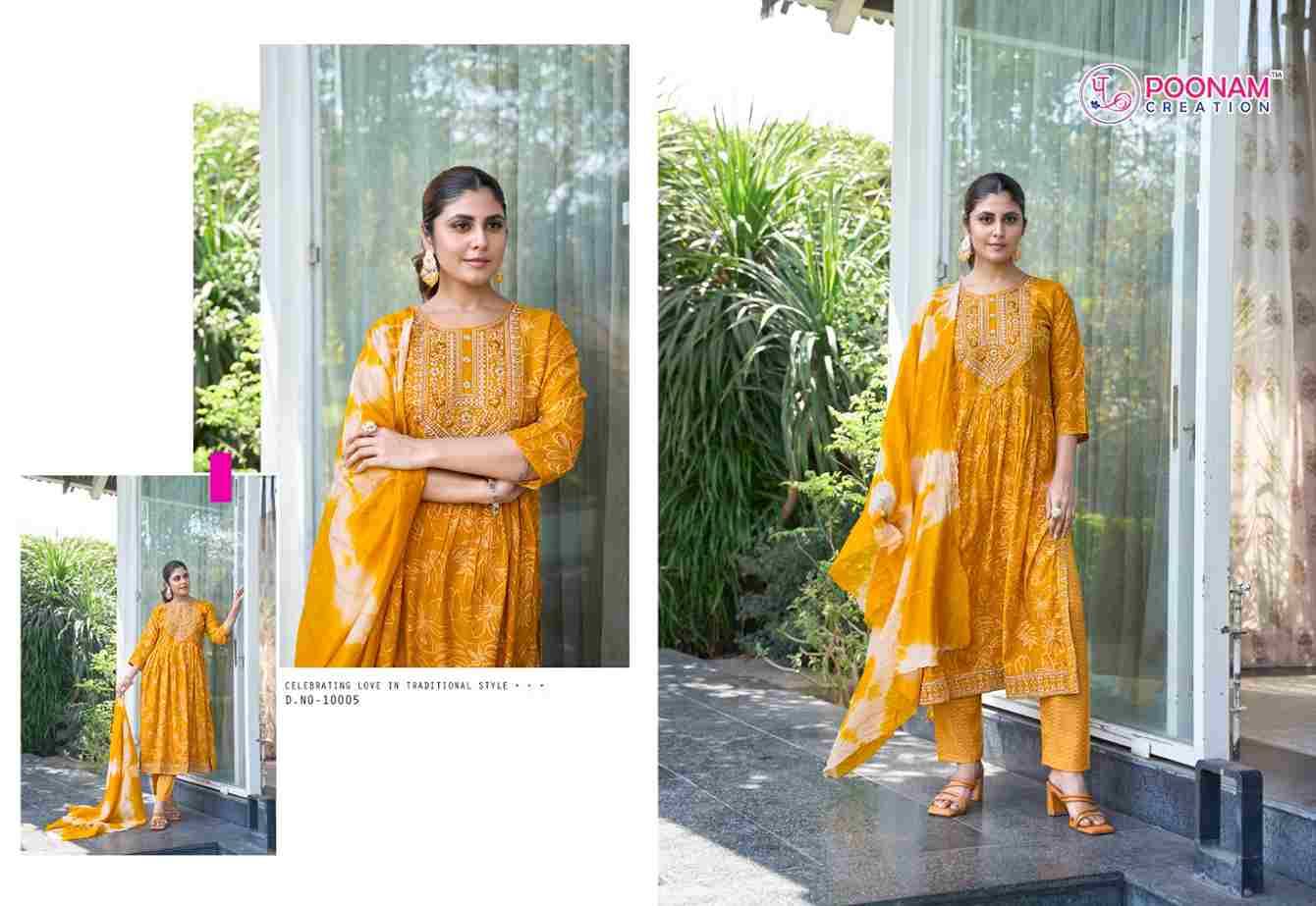 Swaara Vol-10 By Poonam Creation 10001 To 10008 Series Designer Festive Suits Beautiful Stylish Fancy Colorful Party Wear & Occasional Wear Heavy Capsule Dresses At Wholesale Price