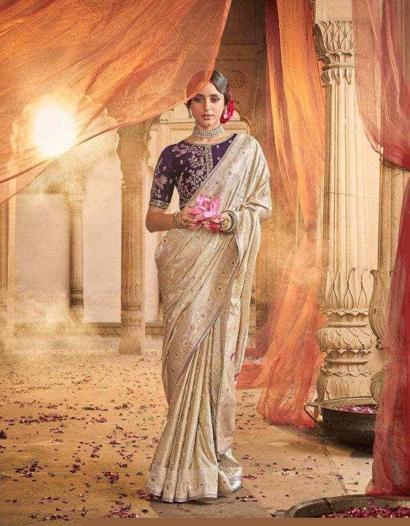Kaya By Kira K-6101 To K-6110 Series Indian Traditional Wear Collection Beautiful Stylish Fancy Colorful Party Wear & Occasional Wear Pure Satin Sarees At Wholesale Price