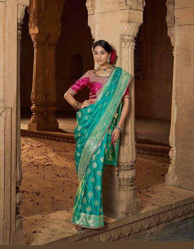 Kaya By Kira K-6101 To K-6110 Series Indian Traditional Wear Collection Beautiful Stylish Fancy Colorful Party Wear & Occasional Wear Pure Satin Sarees At Wholesale Price