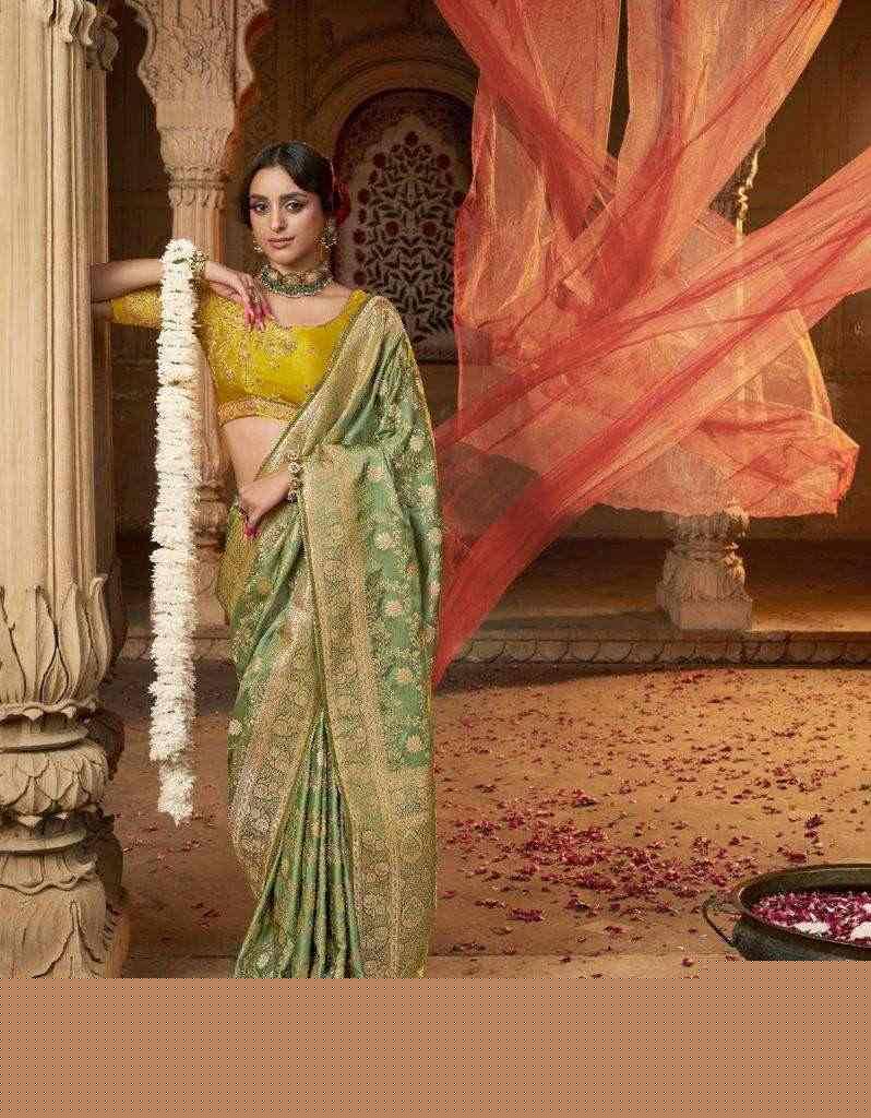 Kaya By Kira K-6101 To K-6110 Series Indian Traditional Wear Collection Beautiful Stylish Fancy Colorful Party Wear & Occasional Wear Pure Satin Sarees At Wholesale Price