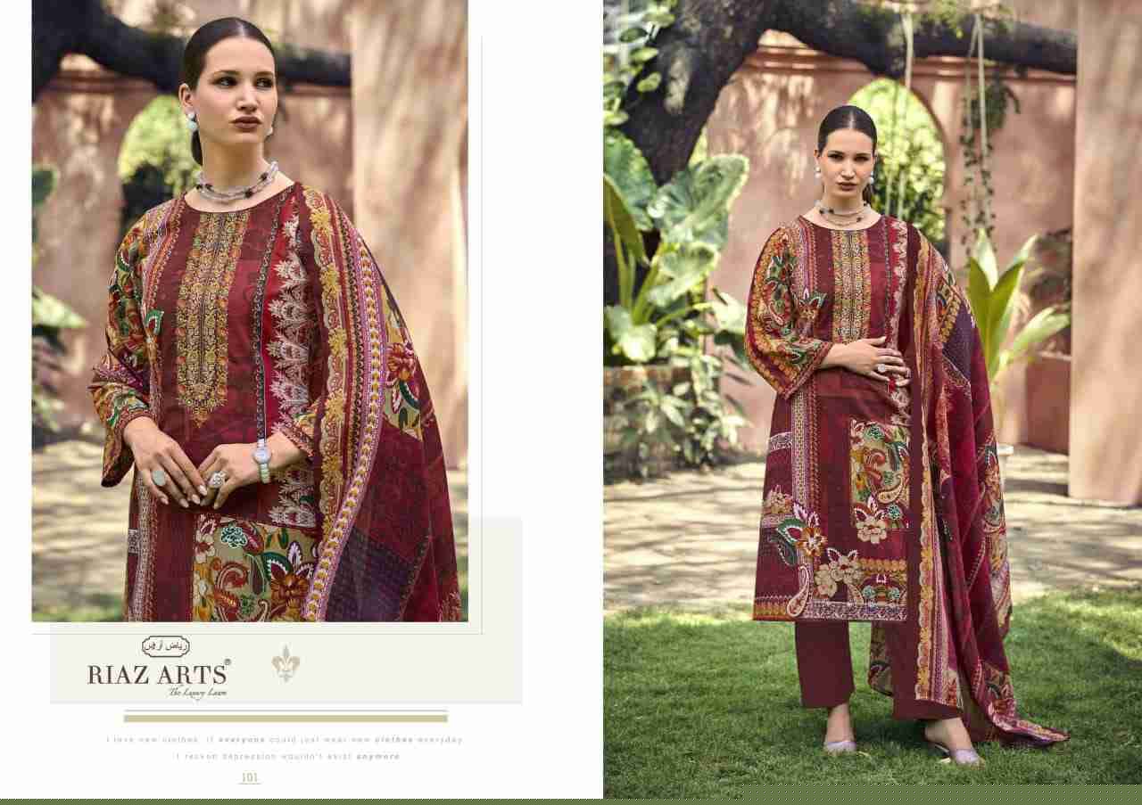 Musafir Vol-23 By Riaz Arts 101 To 104 Series Wholesale Designer Pakistani Suits Collection Beautiful Stylish Fancy Colorful Party Wear & Occasional Wear Pure Lawn Print With Embroidered Dresses At Wholesale Price