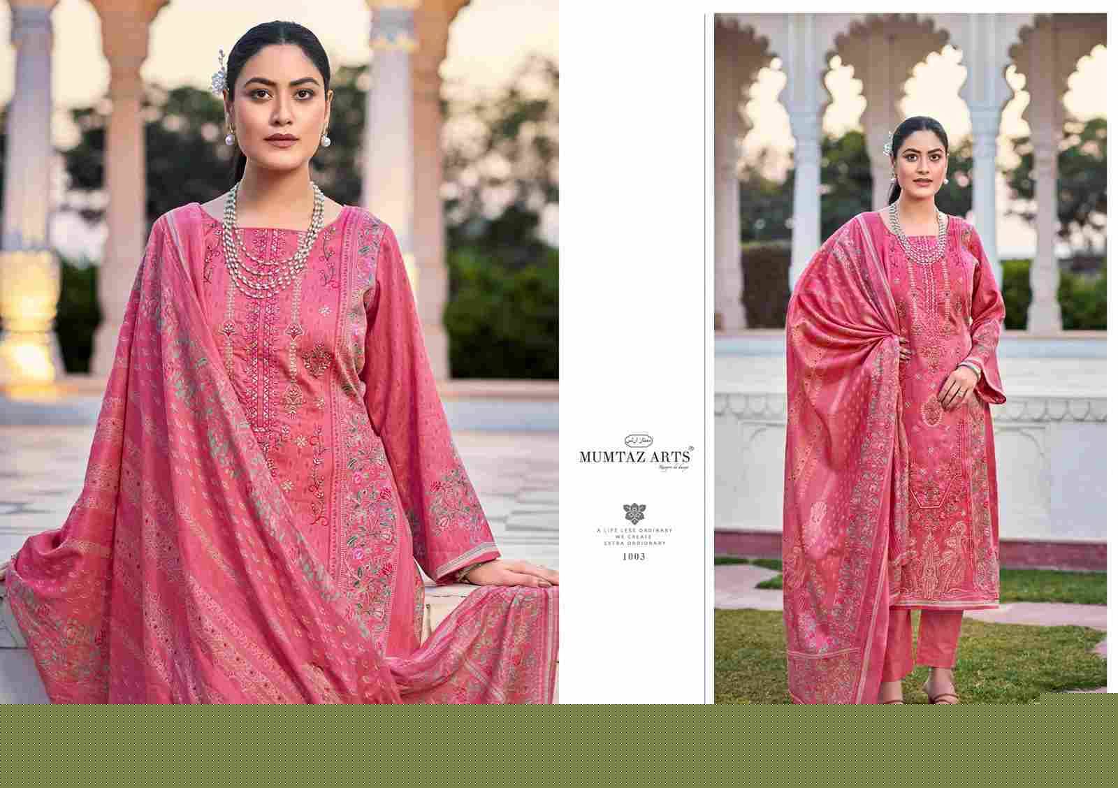 Rose By Mumtaz Arts 1001 To 1006 Series Designer Festive Suits Collection Beautiful Stylish Fancy Colorful Party Wear & Occasional Wear Pure Cotton Cambric Dresses At Wholesale Price
