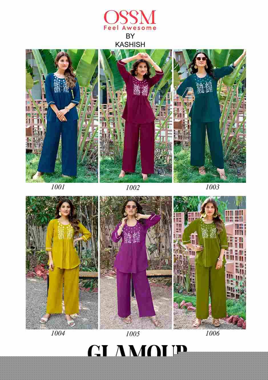 Glamour By Ossm 1001 To 1006 Series Designer Stylish Fancy Colorful Beautiful Party Wear & Ethnic Wear Collection Premium Cotton Co-Ords At Wholesale Price