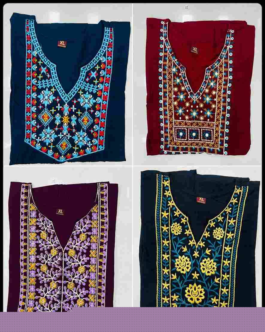 Bubbly Vol-5 By Kaamiri 01 To 04 Series Designer Stylish Fancy Colorful Beautiful Party Wear & Ethnic Wear Collection Heavy Rayon Embroidery Tops At Wholesale Price