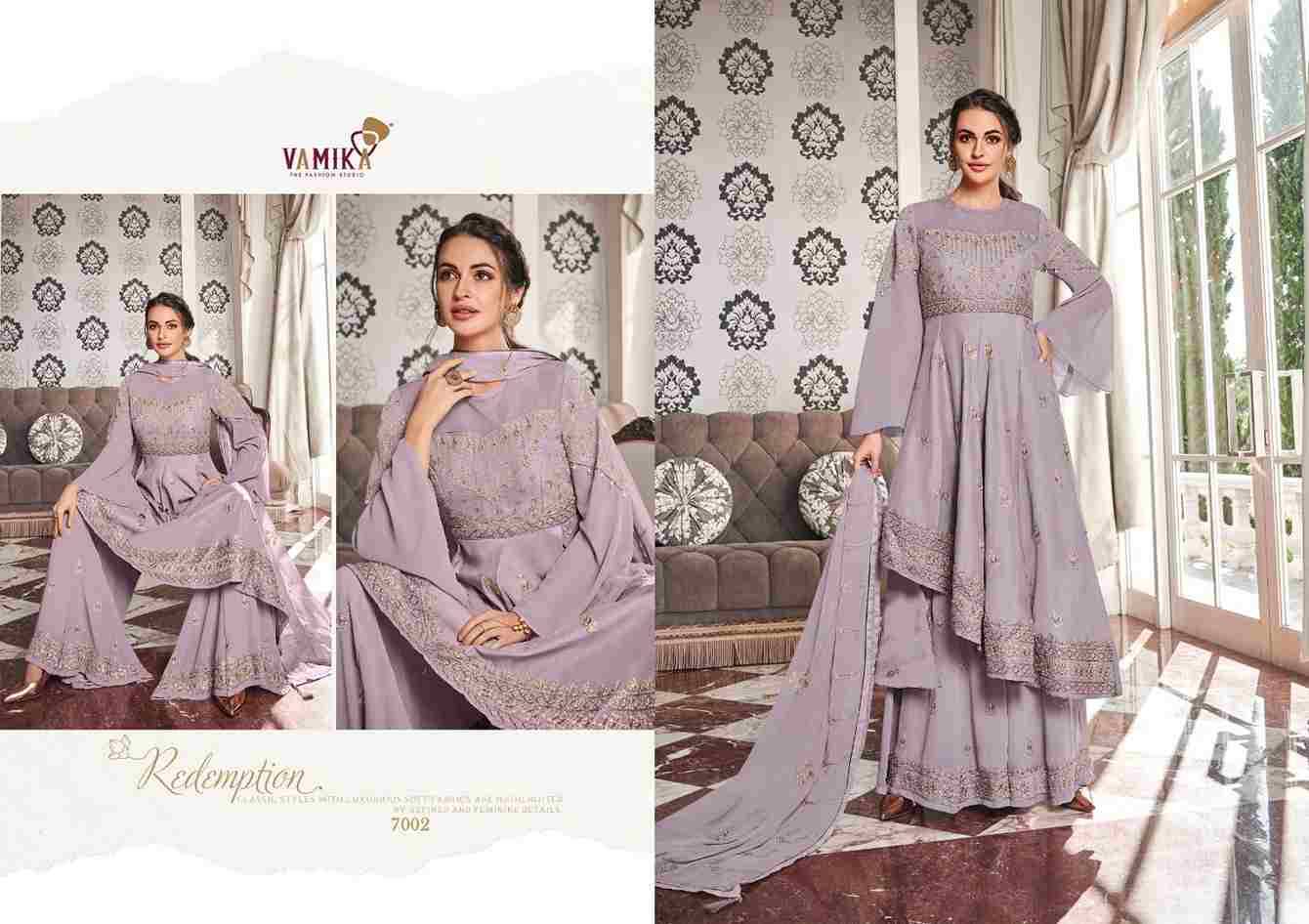 Riyaaz Nx By Vamika Beautiful Sharara Suits Colorful Stylish Fancy Casual Wear & Ethnic Wear Faux Georgette Embroidered Dresses At Wholesale Price
