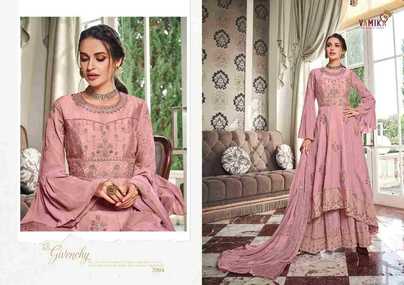Riyaaz Nx By Vamika Beautiful Sharara Suits Colorful Stylish Fancy Casual Wear & Ethnic Wear Faux Georgette Embroidered Dresses At Wholesale Price