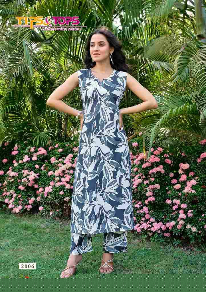 Olivia Vol-2 By Tips And Tops 2001 To 2006 Series Designer Stylish Fancy Colorful Beautiful Party Wear & Ethnic Wear Collection Rayon Co-Ords At Wholesale Price