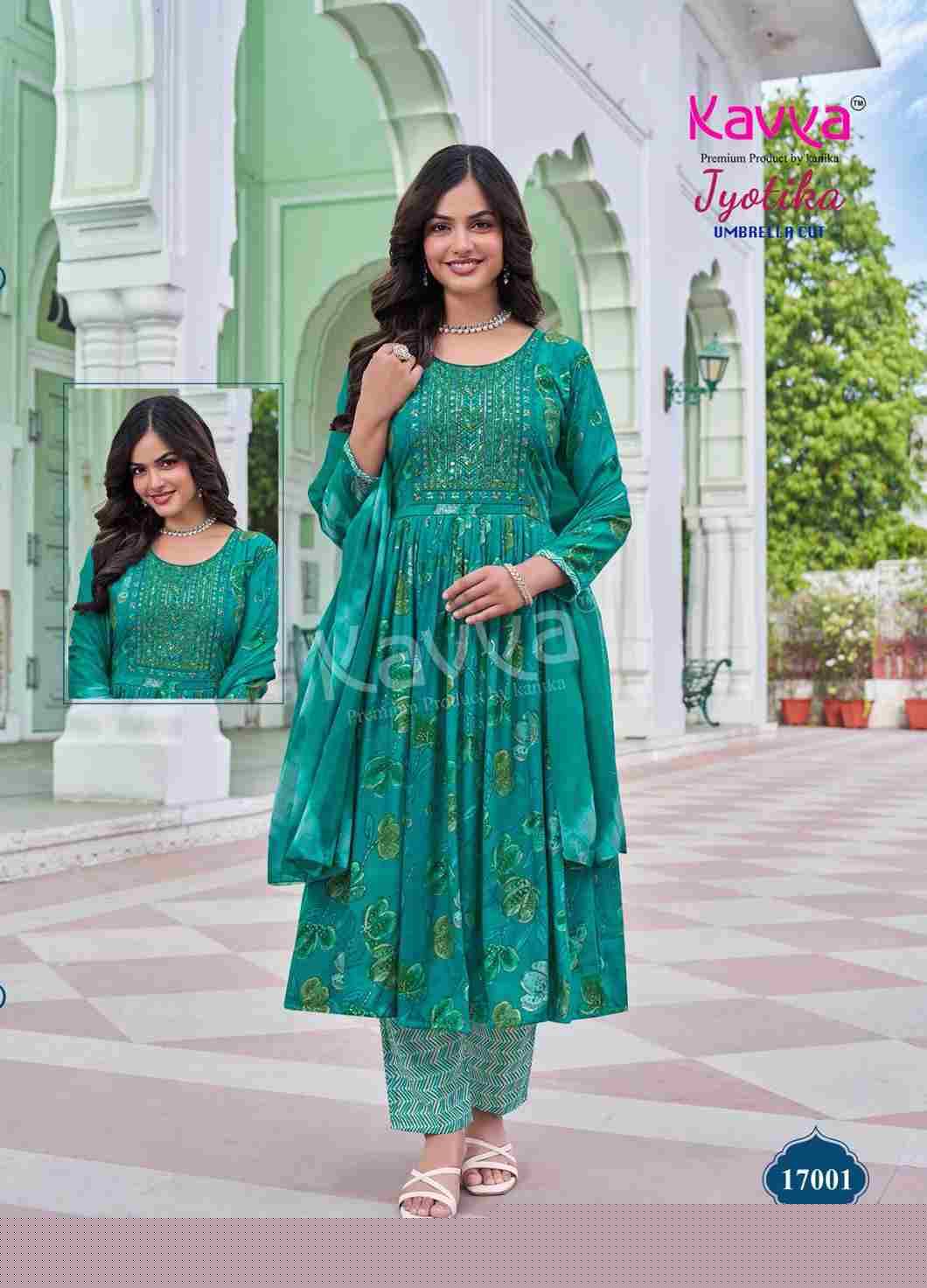 Jyotika Vol-17 By Kavya 17001 To 17010 Series Beautiful Festive Suits Colorful Stylish Fancy Casual Wear & Ethnic Wear Capsule Print Dresses At Wholesale Price