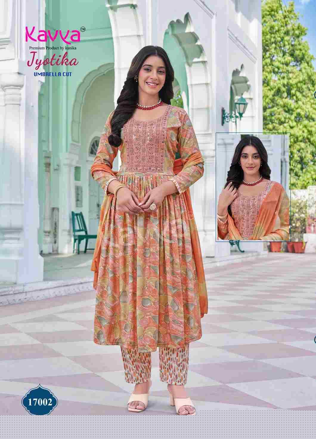 Jyotika Vol-17 By Kavya 17001 To 17010 Series Beautiful Festive Suits Colorful Stylish Fancy Casual Wear & Ethnic Wear Capsule Print Dresses At Wholesale Price