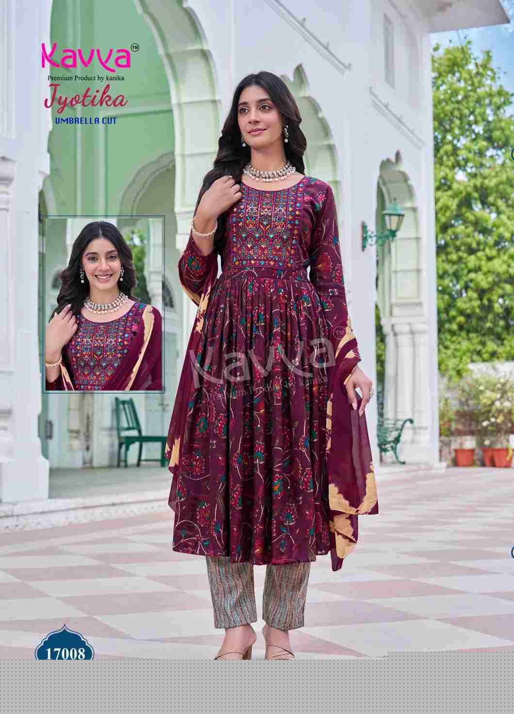 Jyotika Vol-17 By Kavya 17001 To 17010 Series Beautiful Festive Suits Colorful Stylish Fancy Casual Wear & Ethnic Wear Capsule Print Dresses At Wholesale Price