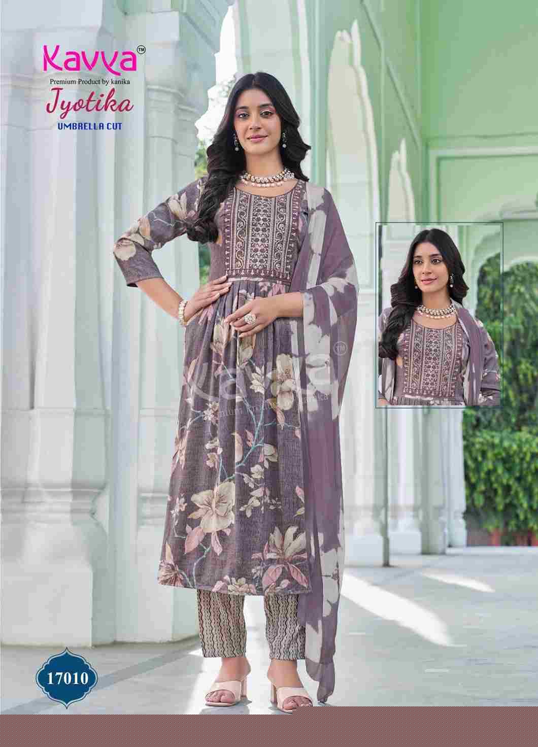 Jyotika Vol-17 By Kavya 17001 To 17010 Series Beautiful Festive Suits Colorful Stylish Fancy Casual Wear & Ethnic Wear Capsule Print Dresses At Wholesale Price