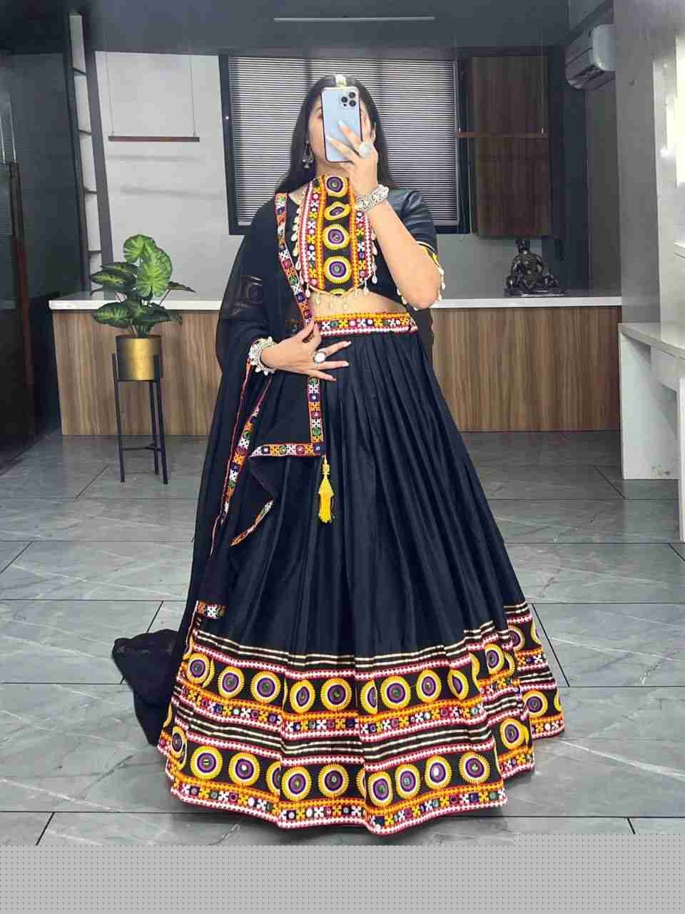 Gr-8023 By Fashid Wholesale Designer Beautiful Collection Occasional Wear & Party Wear Pure Rayon Cotton Lehengas At Wholesale Price