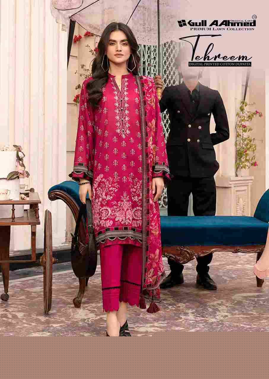 Tehreem Vol-3 By Gull Aahmed 3001 To 3006 Series Beautiful Festive Suits Stylish Fancy Colorful Casual Wear & Ethnic Wear Pure Lawn Dresses At Wholesale Price