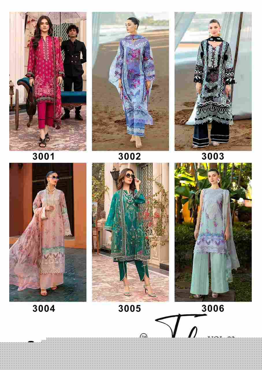 Tehreem Vol-3 By Gull Aahmed 3001 To 3006 Series Beautiful Festive Suits Stylish Fancy Colorful Casual Wear & Ethnic Wear Pure Lawn Dresses At Wholesale Price