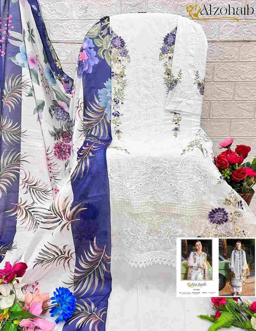 Alzohaib 1233 Series By Alzohaib 1233 To 1237 Series Beautiful Pakistani Suits Stylish Fancy Colorful Party Wear & Occasional Wear Pure Cotton Print Dresses At Wholesale Price