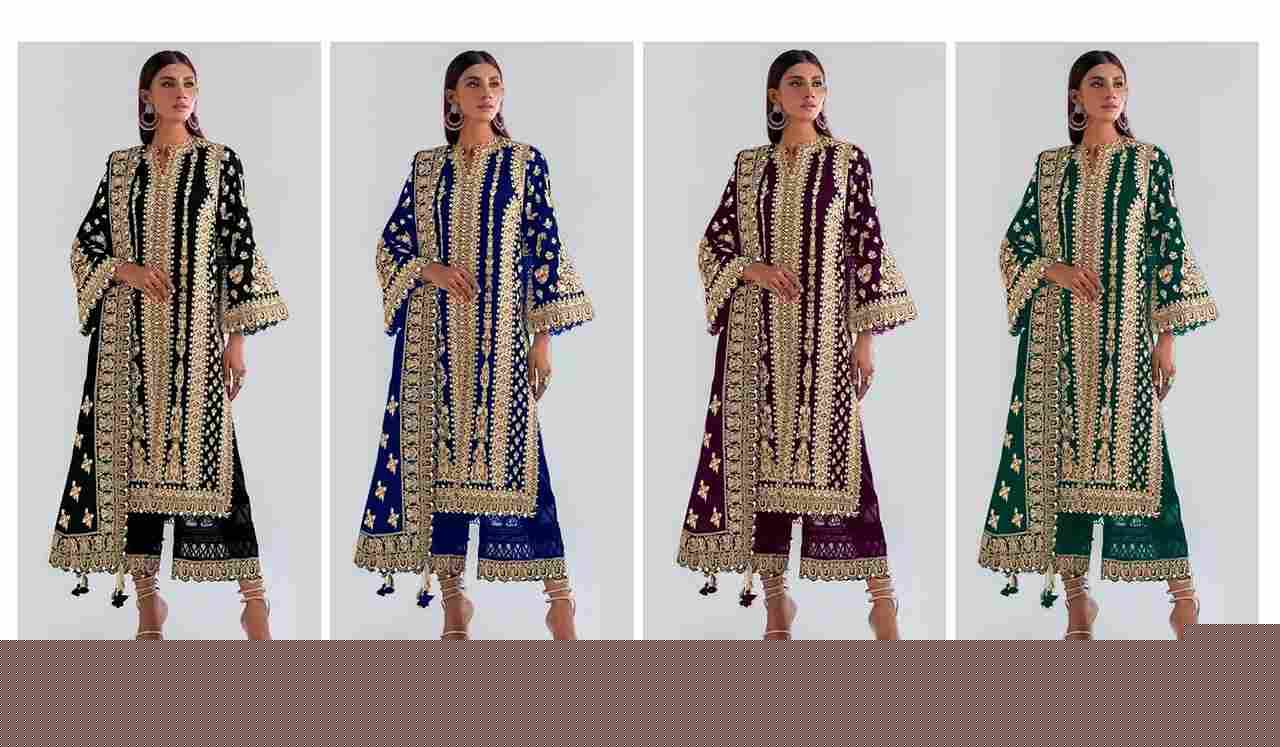 Pakistani 5183 Colours By Fashid Wholesale 5183-A To 5183-D Series Designer Pakistani Suits Beautiful Fancy Stylish Colorful Party Wear & Occasional Wear Heavy Rayon Embroidery Dresses At Wholesale Price
