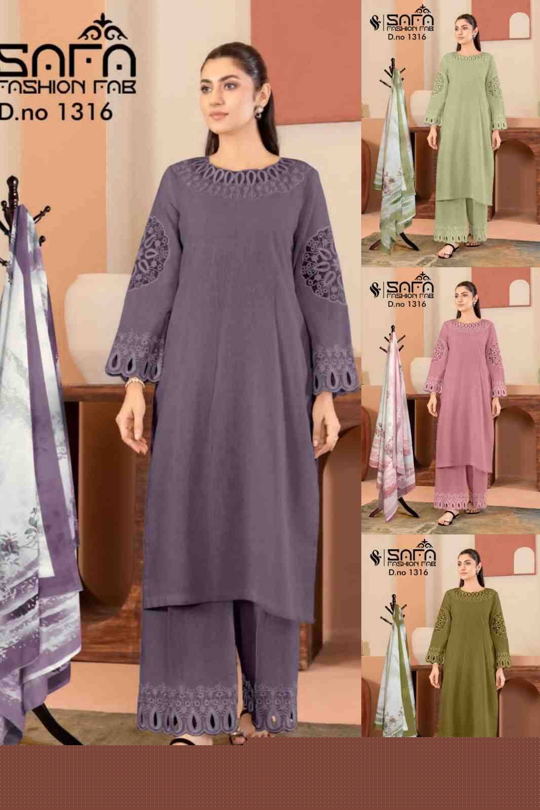 Safa 1316 Colours Vol-2 By Safa Fashion 1316-C To 1316-F Series Designer Stylish Fancy Colorful Beautiful Party Wear & Ethnic Wear Collection Heavy Fancy Dresses At Wholesale Price