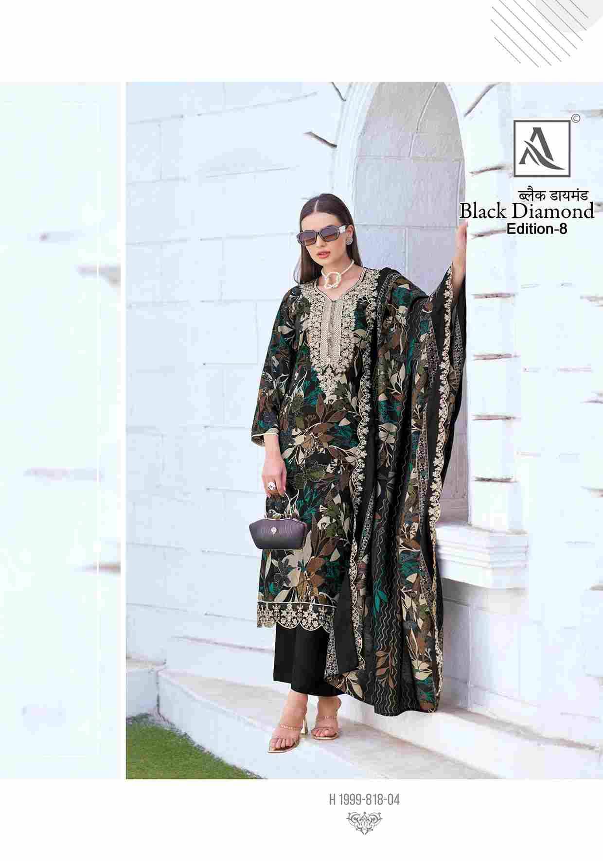 Black Diamond Vol-8 By Alok Suit 1999-001 To 1999-006 Series Beautiful Festive Suits Colorful Stylish Fancy Casual Wear & Ethnic Wear Pure Rayon Dresses At Wholesale Price