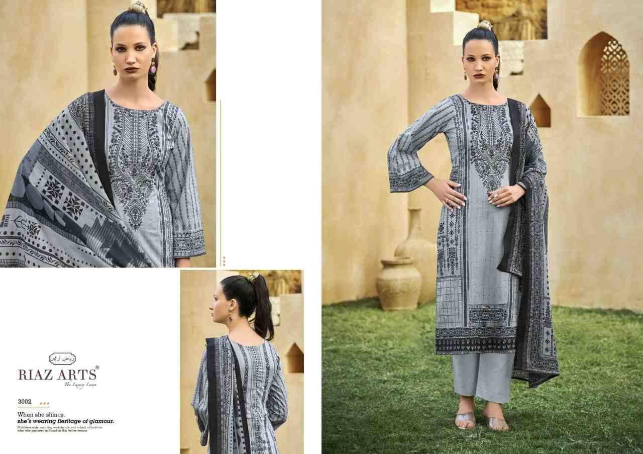 Musafir Vol-25 By Riaz Arts 3001 To 3006 Series Beautiful Festive Suits Stylish Fancy Colorful Casual Wear & Ethnic Wear Pure Lawn Cambric Print Dresses At Wholesale Price