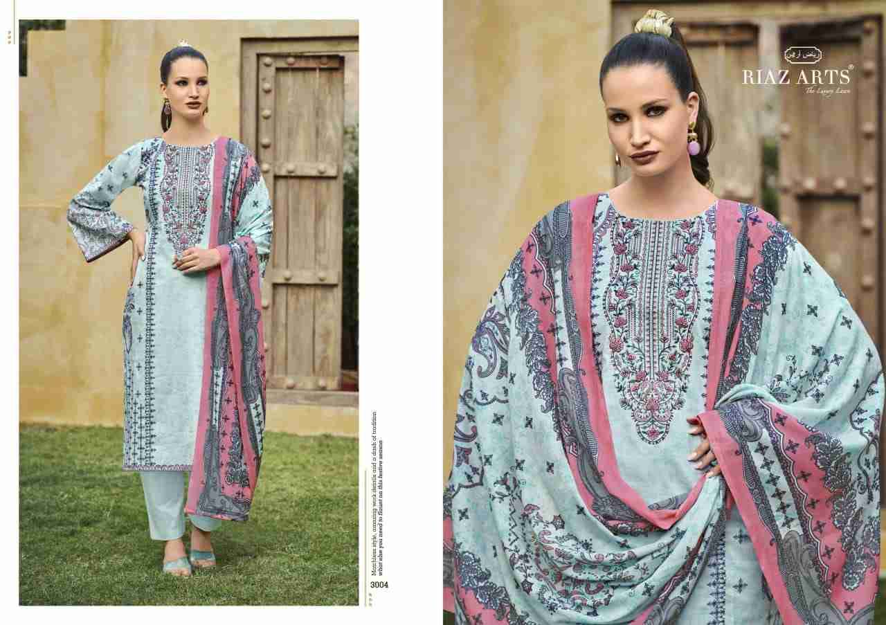 Musafir Vol-25 By Riaz Arts 3001 To 3006 Series Beautiful Festive Suits Stylish Fancy Colorful Casual Wear & Ethnic Wear Pure Lawn Cambric Print Dresses At Wholesale Price