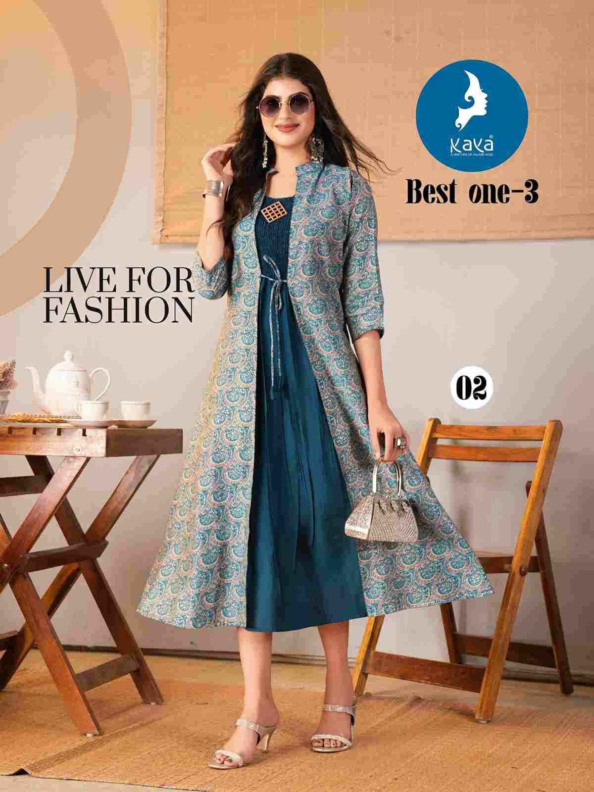 Best One Vol-3 By Kaya 01 To 06 Series Designer Stylish Fancy Colorful Beautiful Party Wear & Ethnic Wear Collection Chanderi Kurtis At Wholesale Price