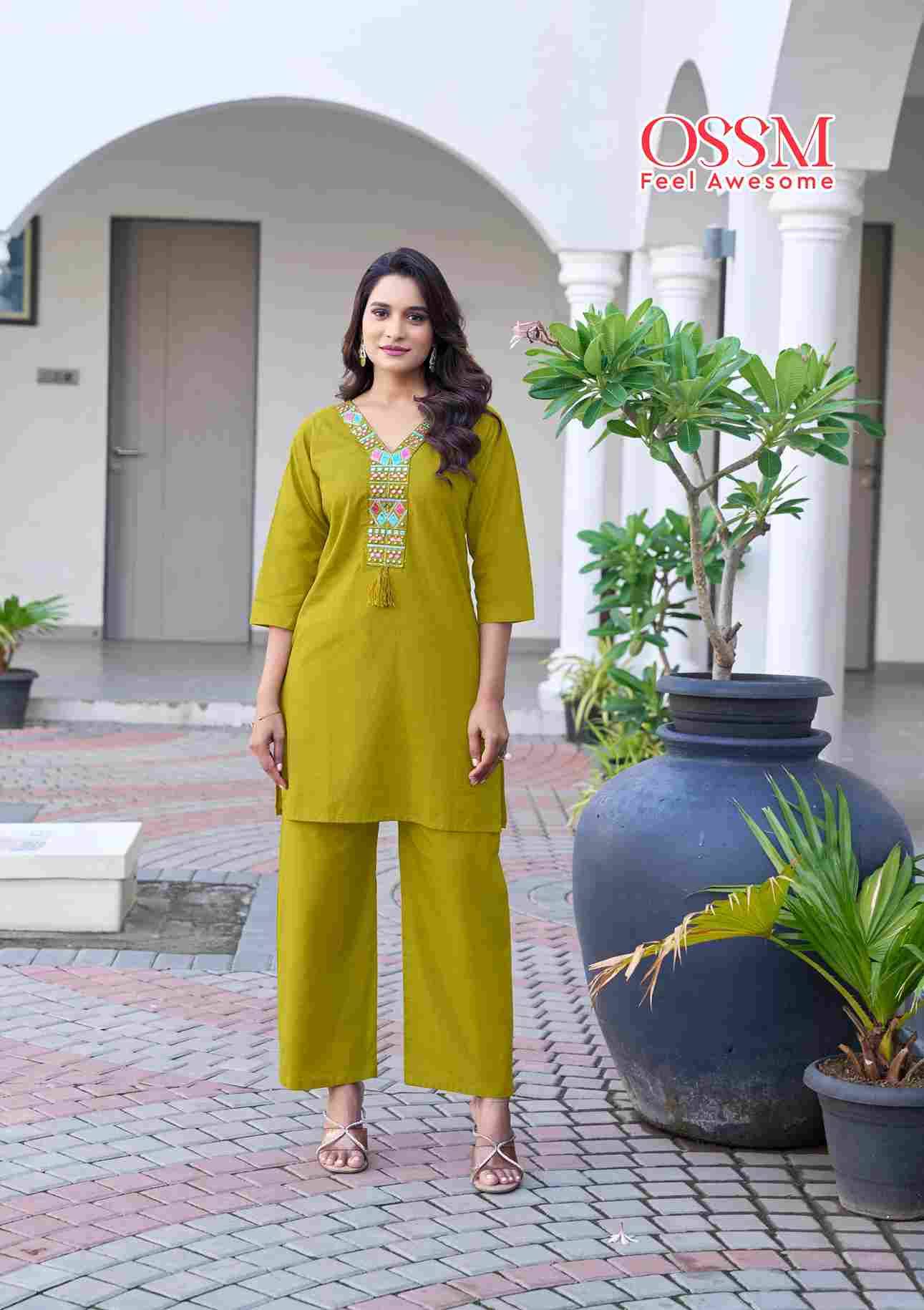 Sara By Ossm 1001 To 1006 Series Designer Stylish Fancy Colorful Beautiful Party Wear & Ethnic Wear Collection Cotton Co-Ord At Wholesale Price