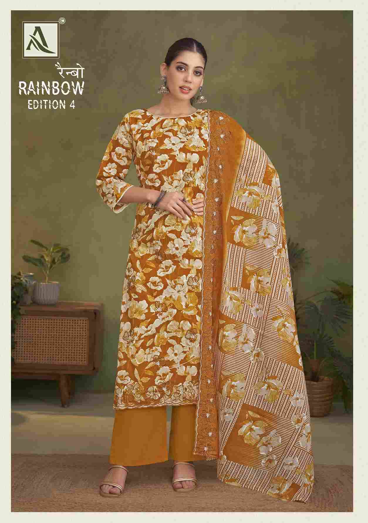 Rainbow Vol-4 By Alok Suit 1904-001 To 1904-006 Series Beautiful Festive Suits Stylish Fancy Colorful Casual Wear & Ethnic Wear Pure Cambric Cotton Print Dresses At Wholesale Price