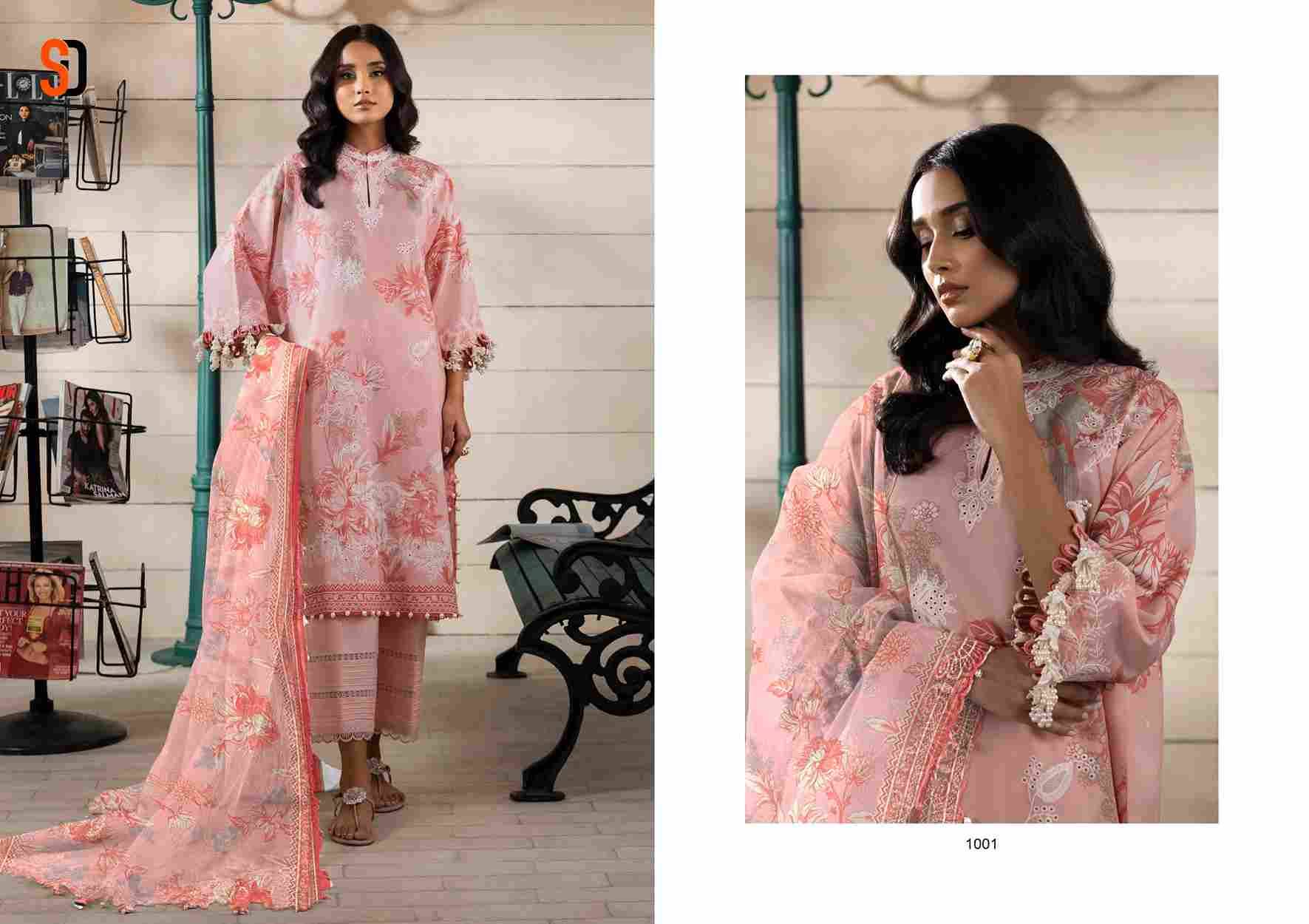 Muzlin Sana Safina By Shraddha Designer 1001 To 1008 Series Designer Pakistani Suits Beautiful Stylish Fancy Colorful Party Wear & Occasional Wear Pure Lawn Cotton Print Embroidered Dresses At Wholesale Price