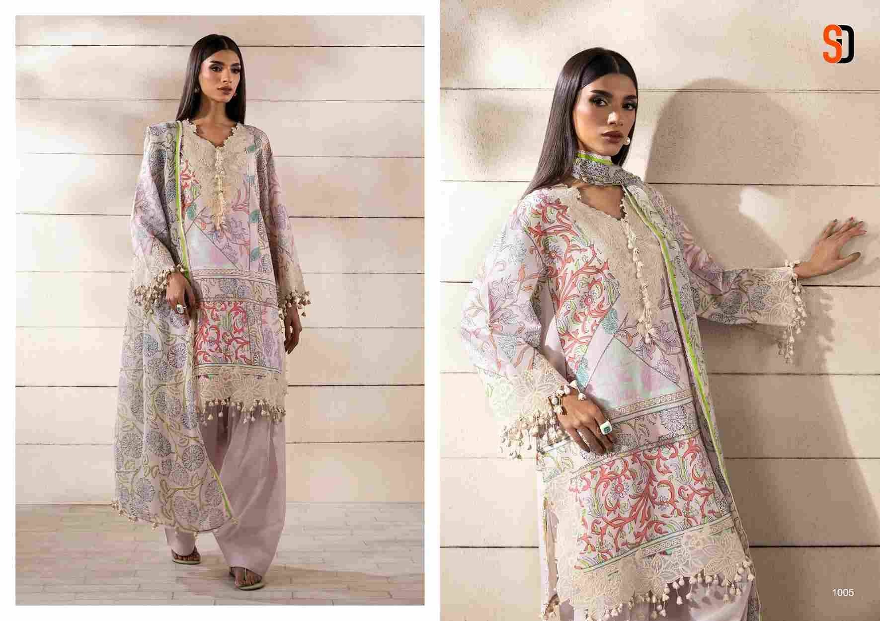 Muzlin Sana Safina By Shraddha Designer 1001 To 1008 Series Designer Pakistani Suits Beautiful Stylish Fancy Colorful Party Wear & Occasional Wear Pure Lawn Cotton Print Embroidered Dresses At Wholesale Price