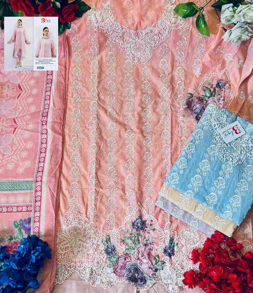 Bilqis 185 Colours By Bilqis 185-A To 185-D Series Beautiful Pakistani Suits Stylish Fancy Colorful Party Wear & Occasional Wear Cotton Lawn Embroidery Dresses At Wholesale Price